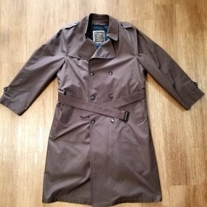 Vintage CHRISTIAN DIOR MONSIEUR Trench Coat Zip-in